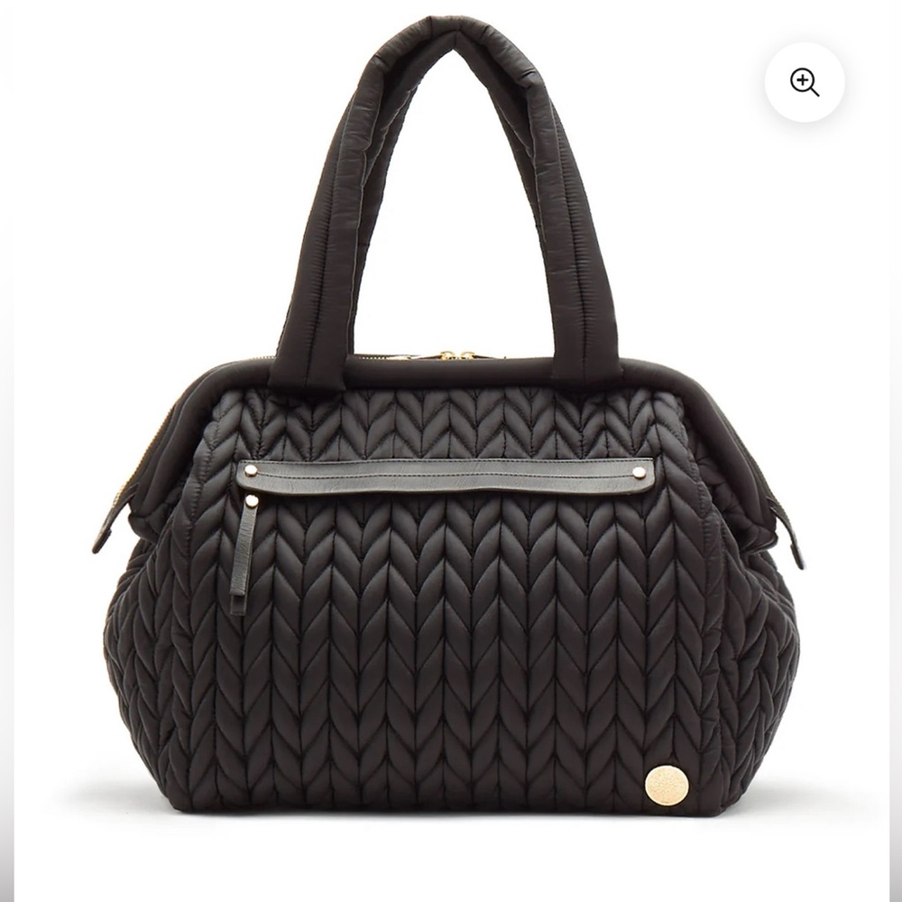 NEW HAPP Paige Carryall Black diaper bag